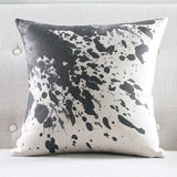 Black Spray Cushion cover