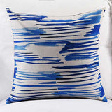 Elegant brush paint Cushion cover