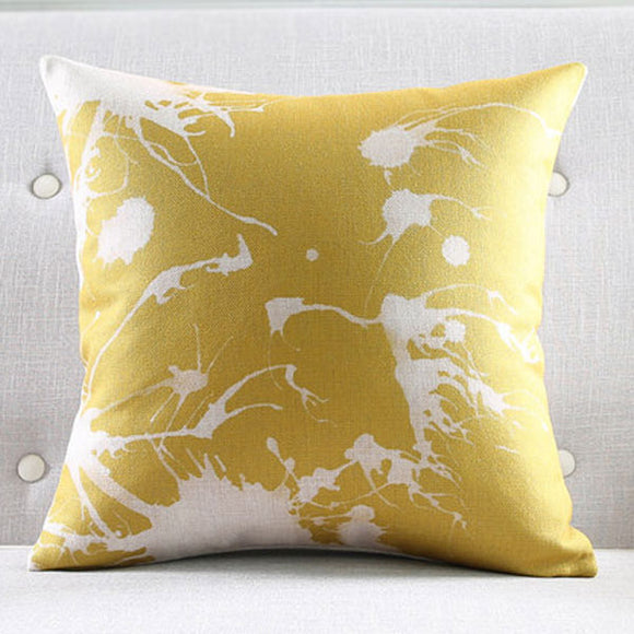 Gold Flakes Cushion Cover