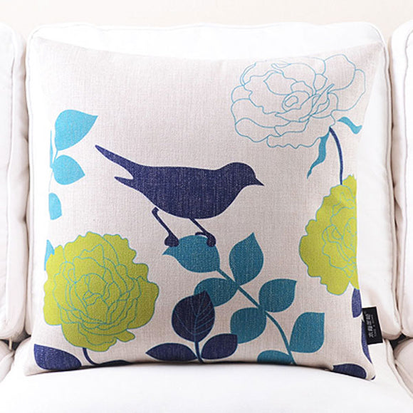 Kingfisher Blue Cushion cover
