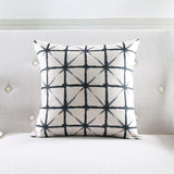 Light Criss Cross Black Cushion Cover