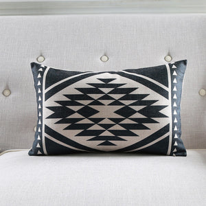 Adelaide Ace Black Rectangle Cushion Cover