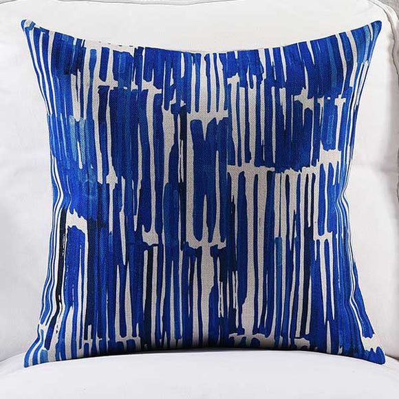 Blue Lines Cushion cover