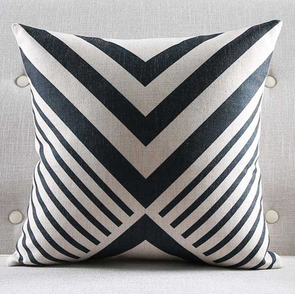 Candy Striped Cushion Cover