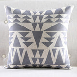 Grey Abstract Cushion cover