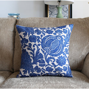 Protea Blue Cushion Cover