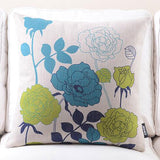 Rose Blue Cushion cover