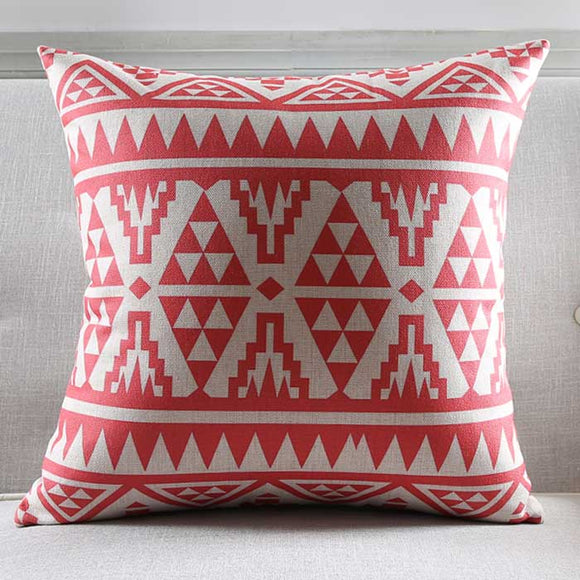 Scarlet Triangular Cushion Cover