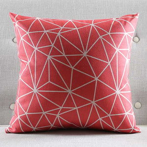 Scarlet Zigzag Cushion Cover