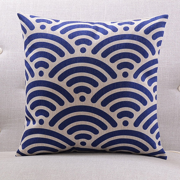 Hampton Serene Blue Cushion Cover